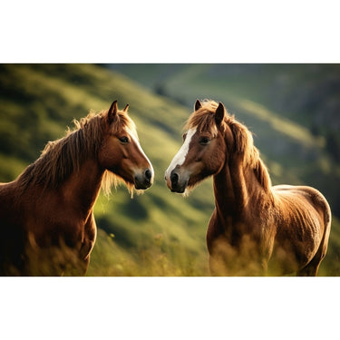 Painting Print Horses